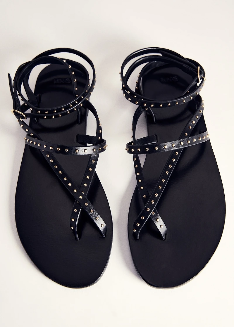 Leather straps sandals