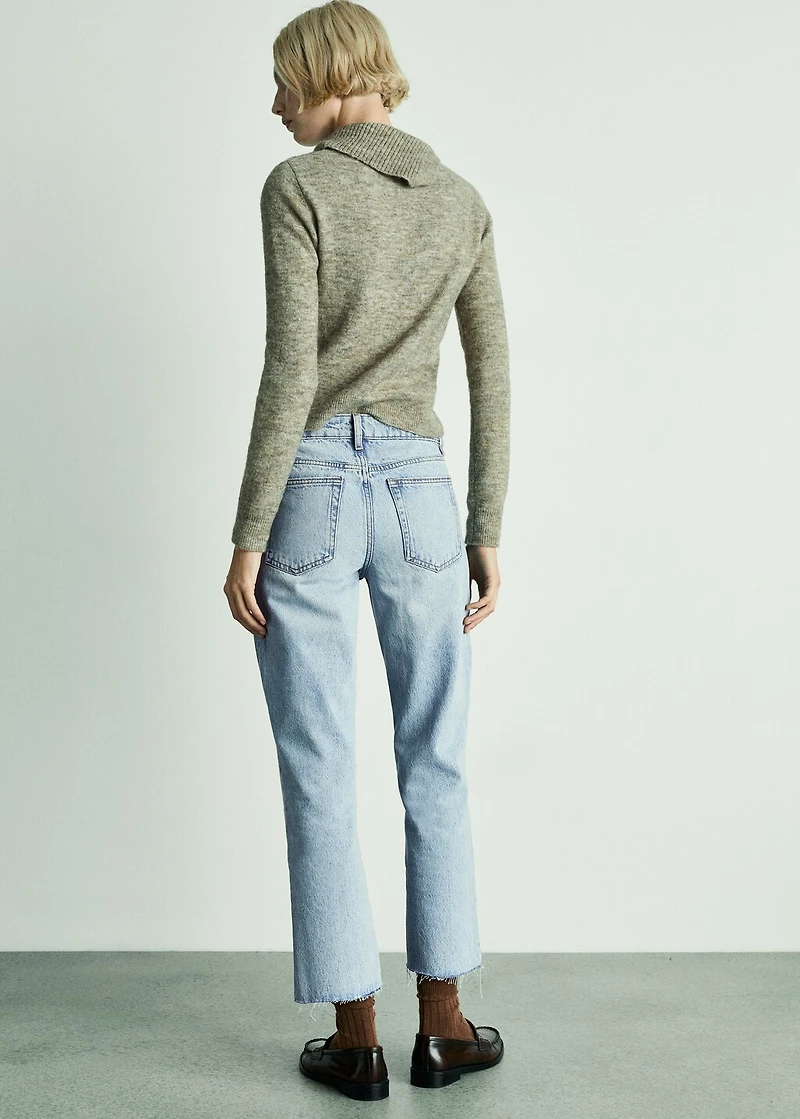 Blanca straight-fit cropped jeans