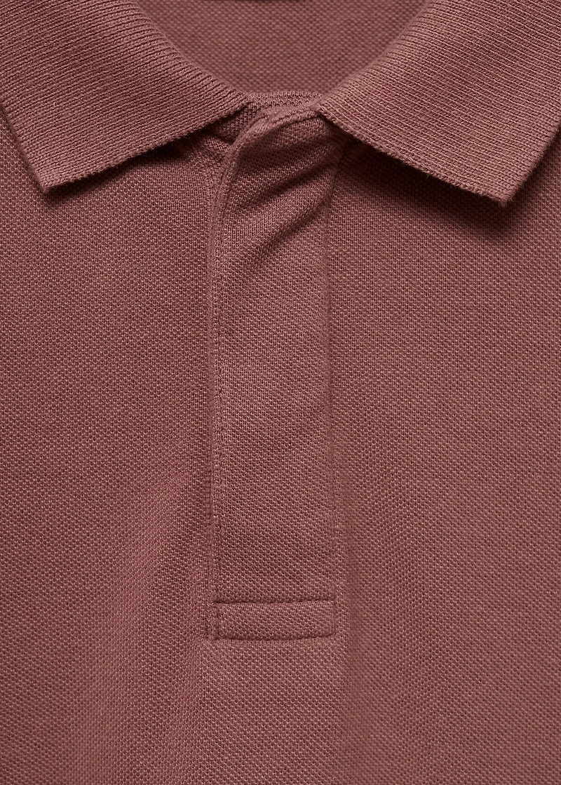 Polo shirt with embroidered detail