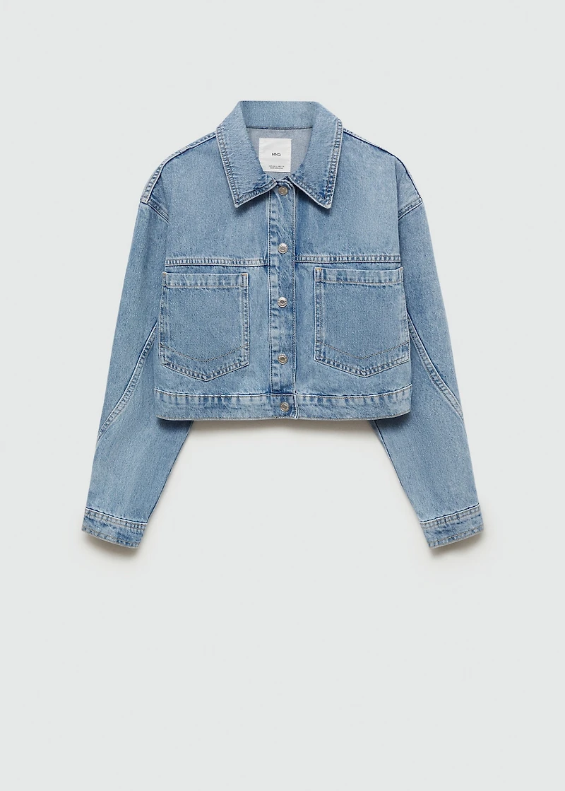 Pocketed denim jacket