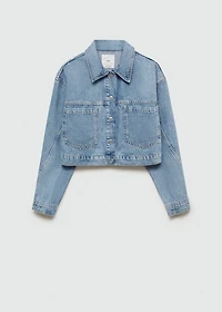 Pocketed denim jacket