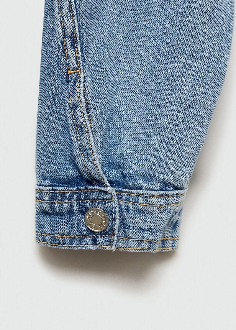 Pocketed denim jacket