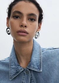 Pocketed denim jacket