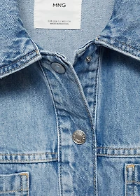 Pocketed denim jacket