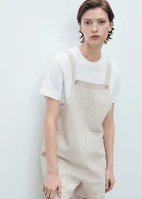 Denim dungarees stripes