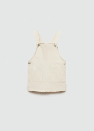 Short denim pinafore