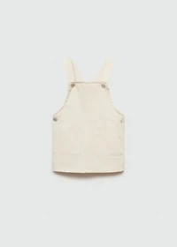 Short denim pinafore