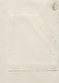 Short denim pinafore