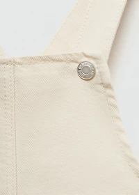 Short denim pinafore