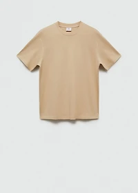 Basic 100% cotton relaxed-fit t-shirt