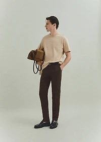 Basic 100% cotton relaxed-fit t-shirt