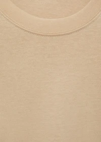 Basic 100% cotton relaxed-fit t-shirt