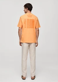 100% cotton printed t-shirt