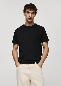 Slim-fit cotton t-shirt