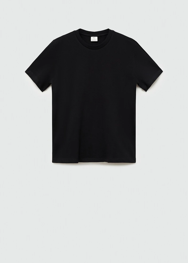 Slim-fit cotton t-shirt