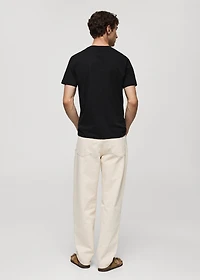 Slim-fit cotton t-shirt