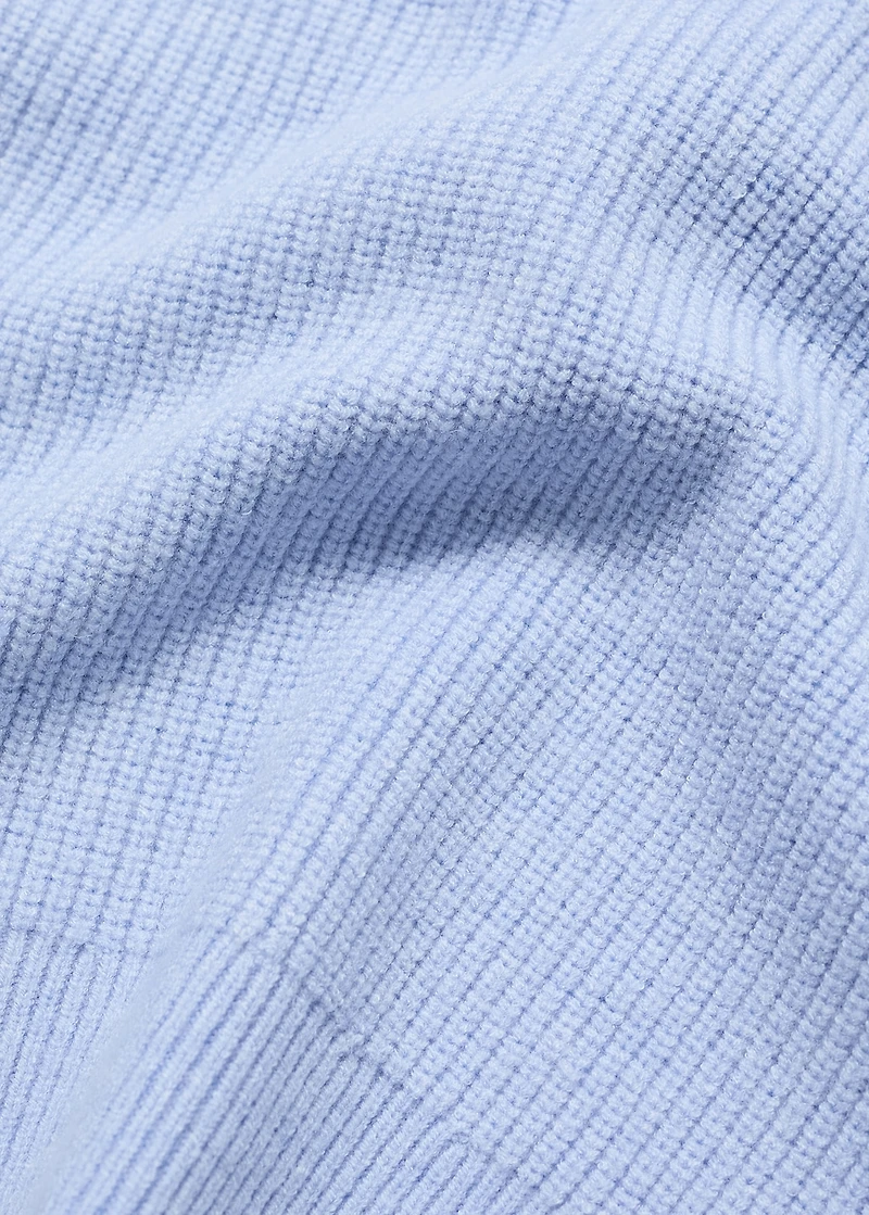 Contrast V-neck vest