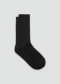 Ribbed socks
