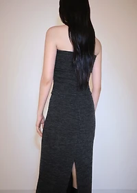 Top with turn-down neckline