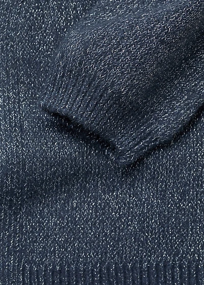 Lurex knitted cardigan