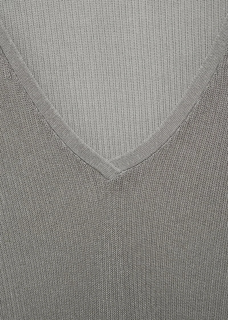 Semi-transparent polo neck t-shirt