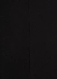 Buttons straight-fit pants