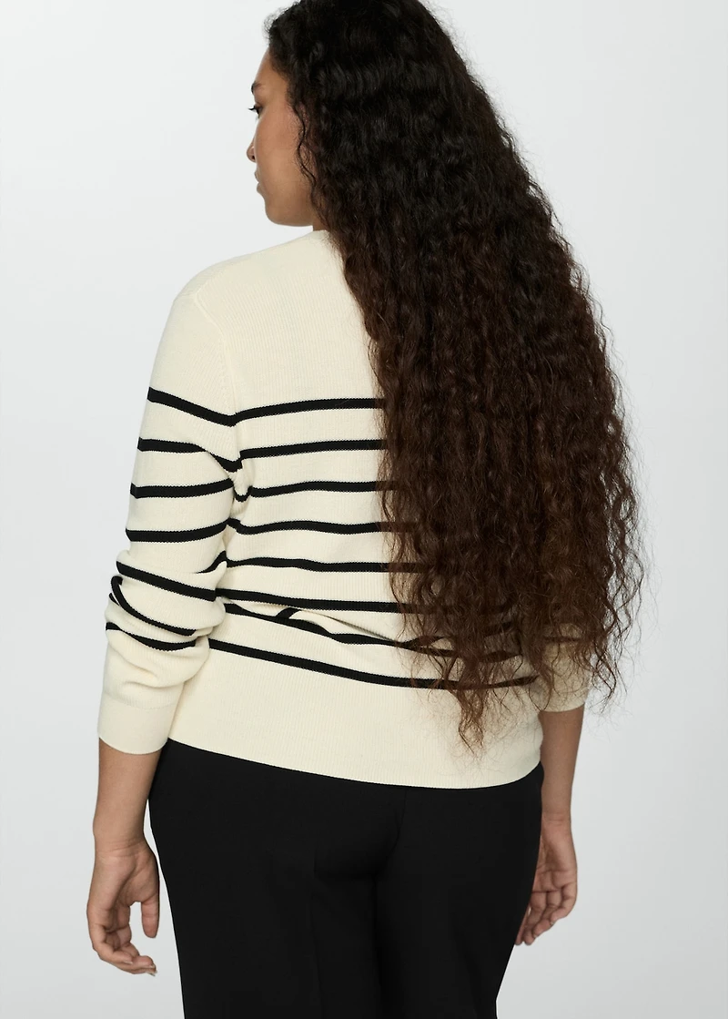 Buttons straight-fit pants