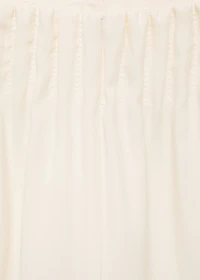 Wide leg pants with elastic waist