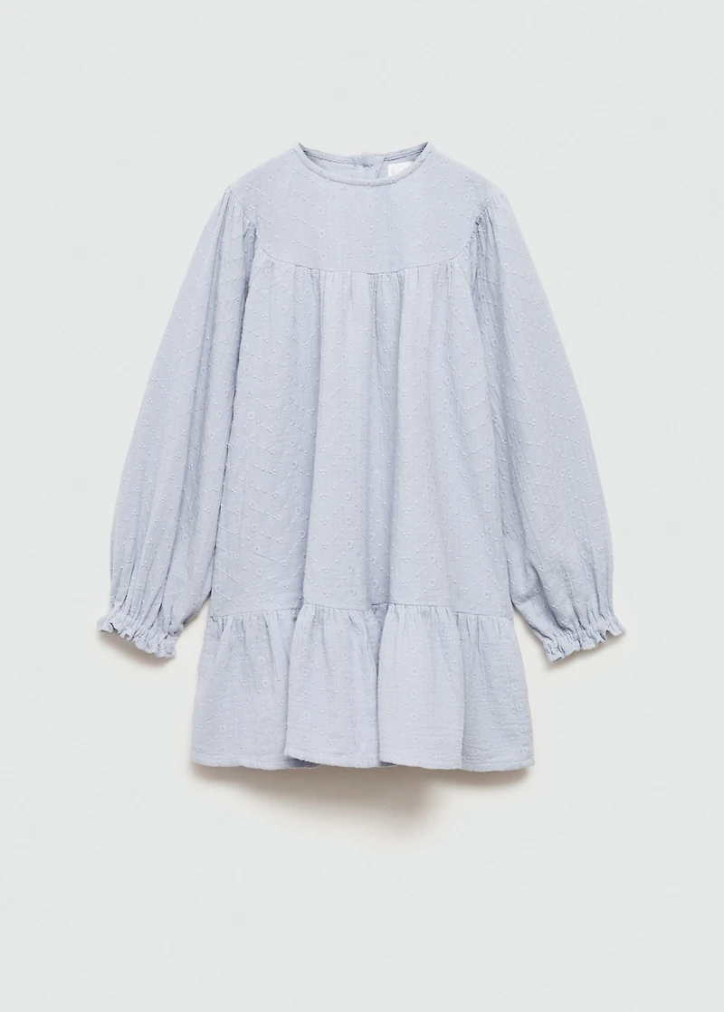 Embroidered detail dress