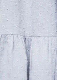 Embroidered detail dress