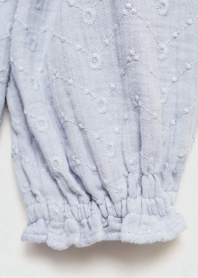 Embroidered detail dress