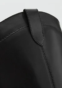 Cowboy leather boots