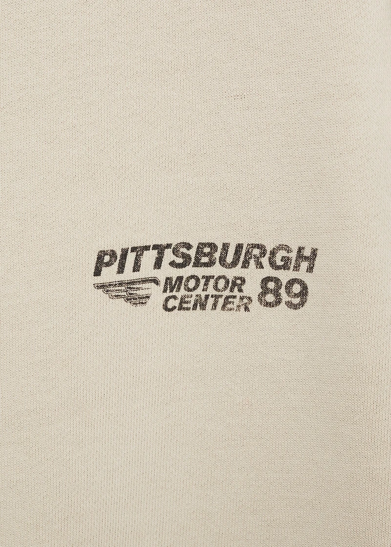 Printed message sweatshirt