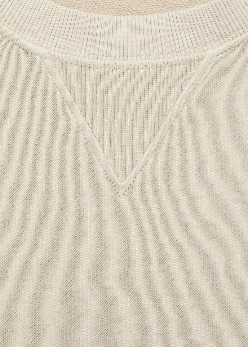 Printed message sweatshirt