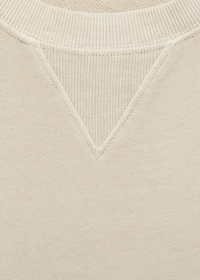 Printed message sweatshirt