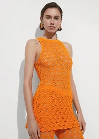 Crochet flared pants