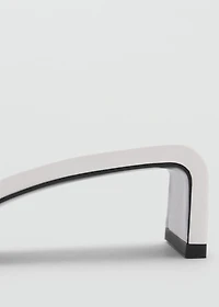 Heel leather sandals