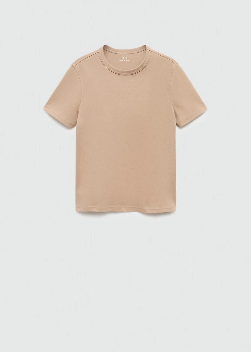 Short-sleeved cotton t-shirt