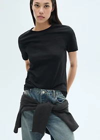Short-sleeved cotton t-shirt