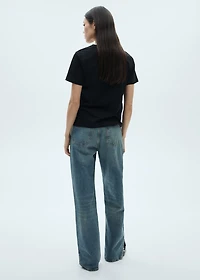 Short-sleeved cotton t-shirt