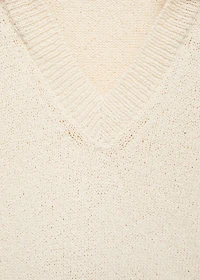 Striped knitted vest