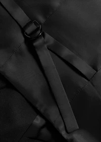 Suit vest with buttons