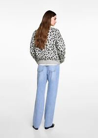 Leopard pattern sweater