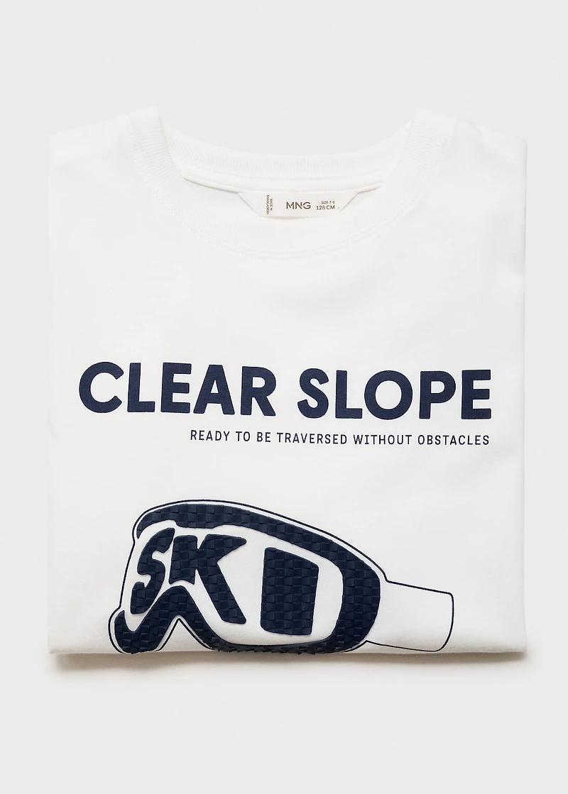 Printed long sleeve t-shirt