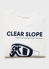 Printed long sleeve t-shirt