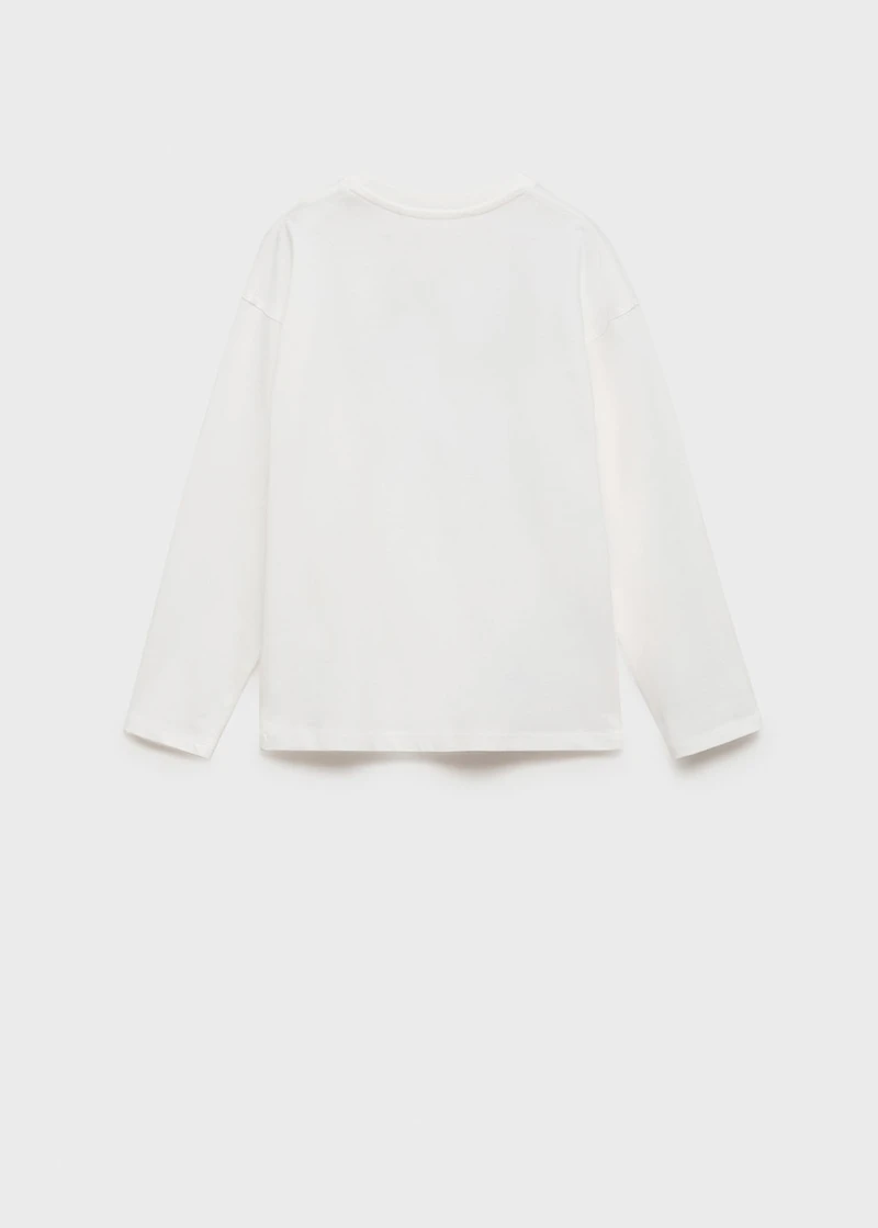 Printed long sleeve t-shirt