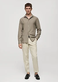 Regular-fit lyocell shirt