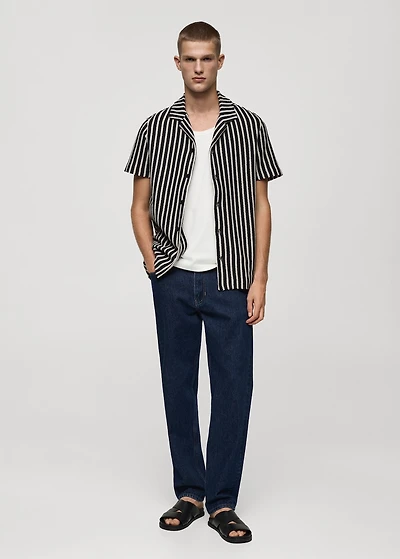 Crochet knitted shirt