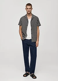 Crochet knitted shirt