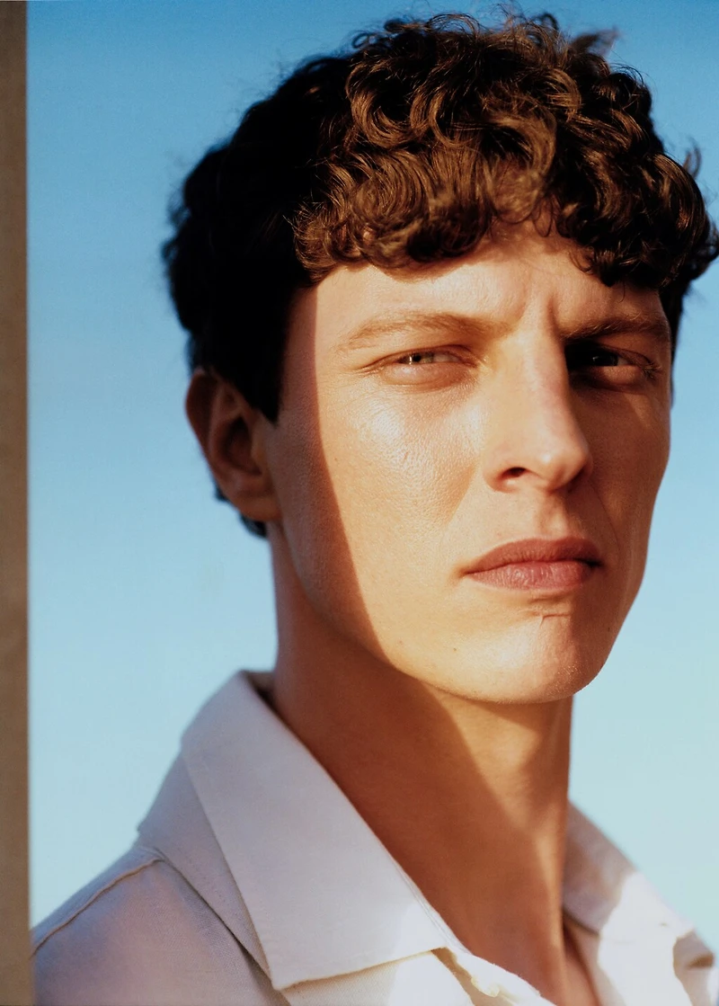 100% linen overshirt with pockets